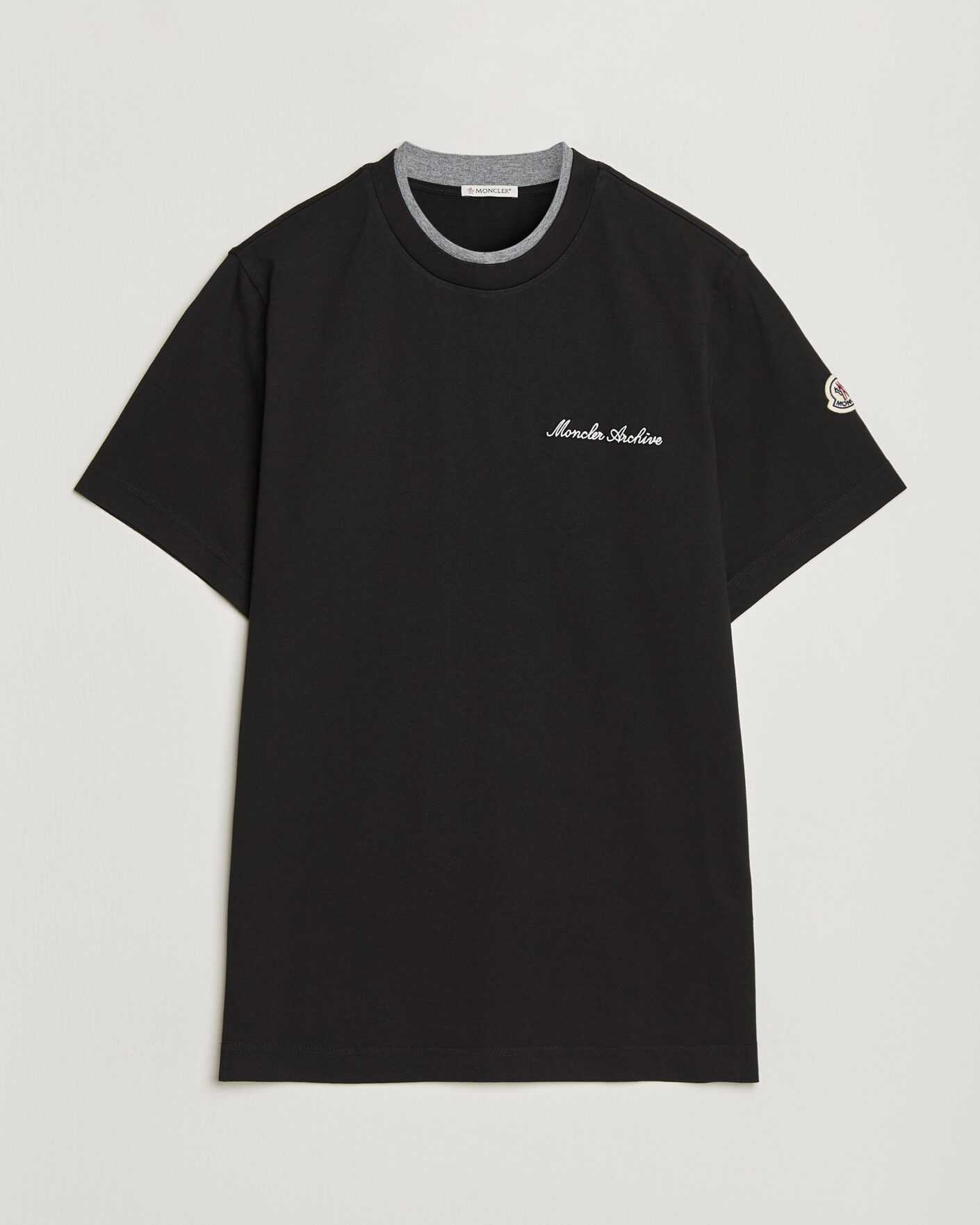 Homme | T-shirts | Moncler | Signature Logo T-Shirt Black