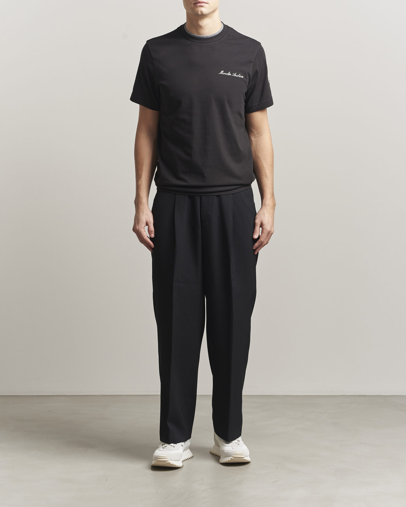 Homme | T-shirts | Moncler | Signature Logo T-Shirt Black