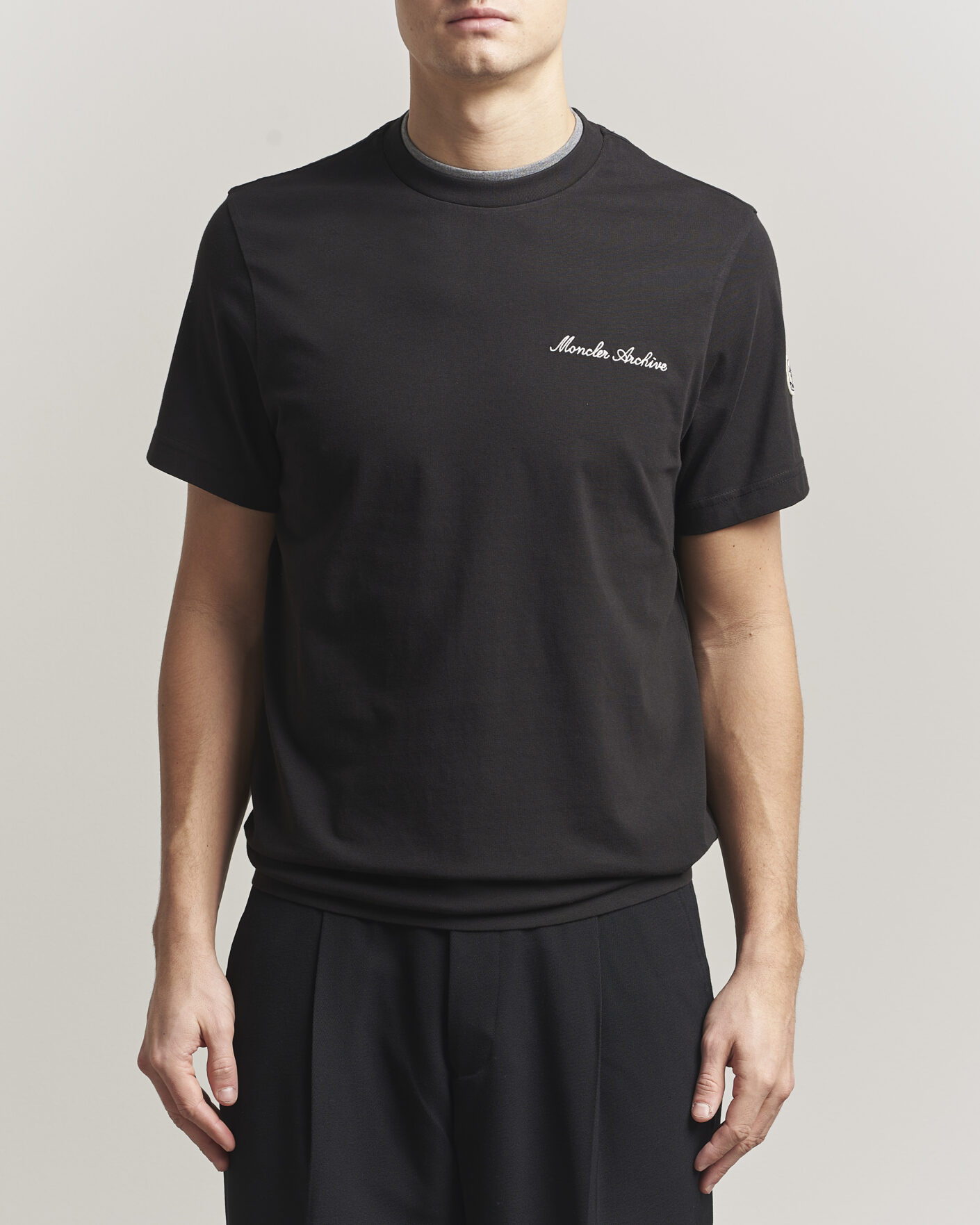 Homme | T-shirts | Moncler | Signature Logo T-Shirt Black
