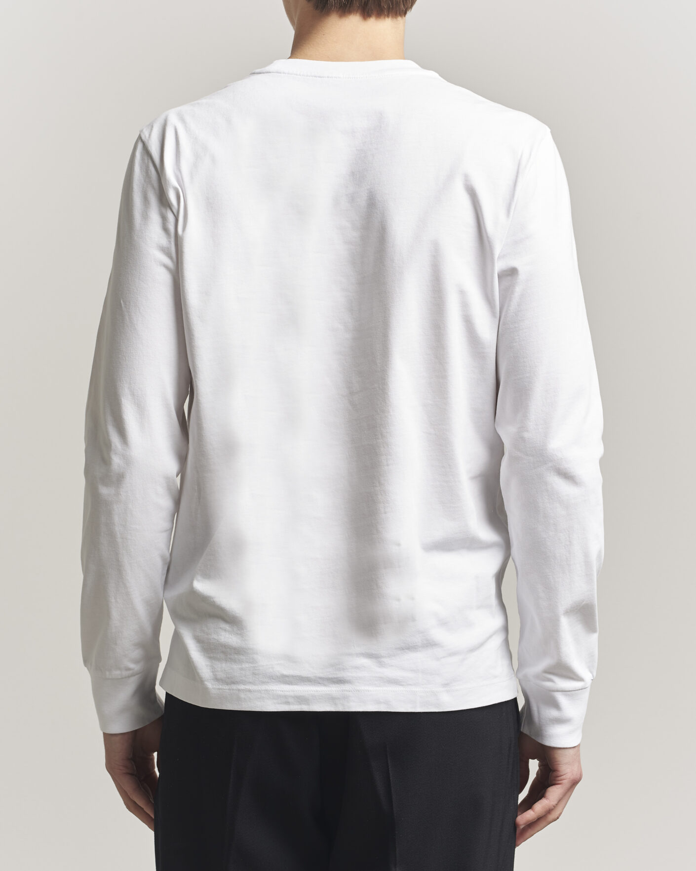 Homme | T-shirts | Moncler | Lettering Logo Long Sleeve T-Shirt White