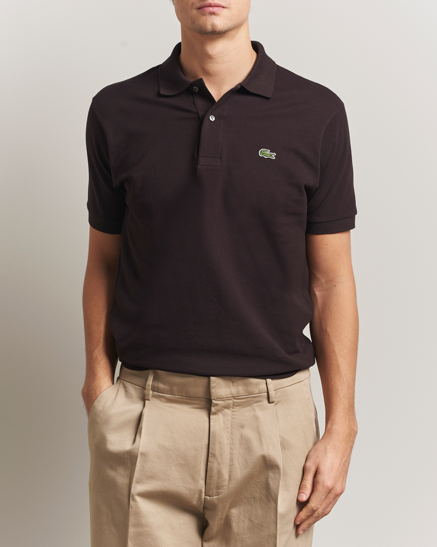 Homme | Polos | Lacoste | Original Polo Piké Buffle Brown