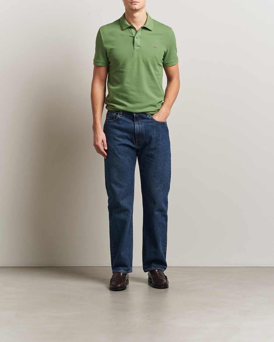 Heren | Polo's | Lacoste | Slim Fit Polo Piké Lettuce