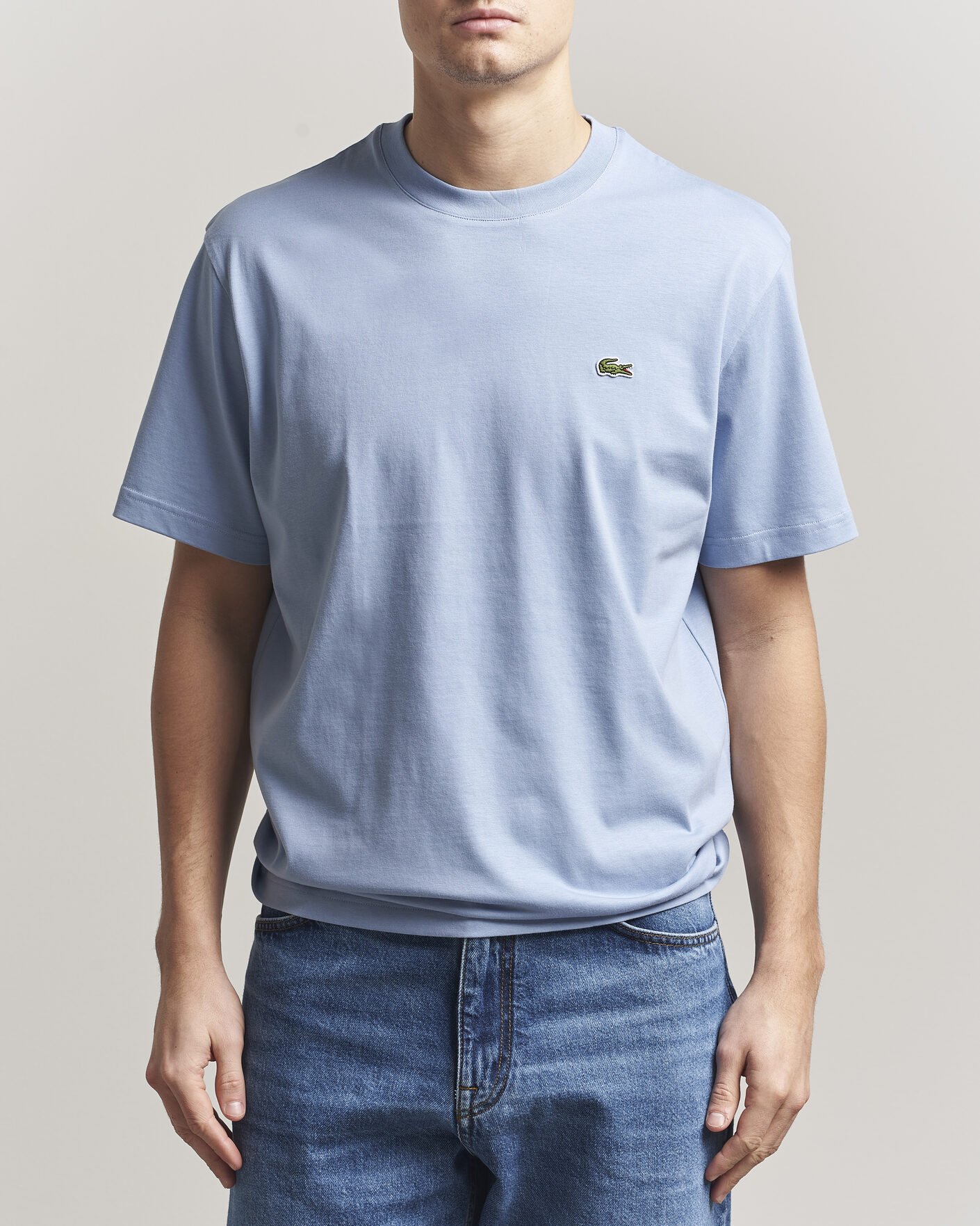 Homme | T-shirts | Lacoste | Crew Neck T-Shirt Aphylla Blue