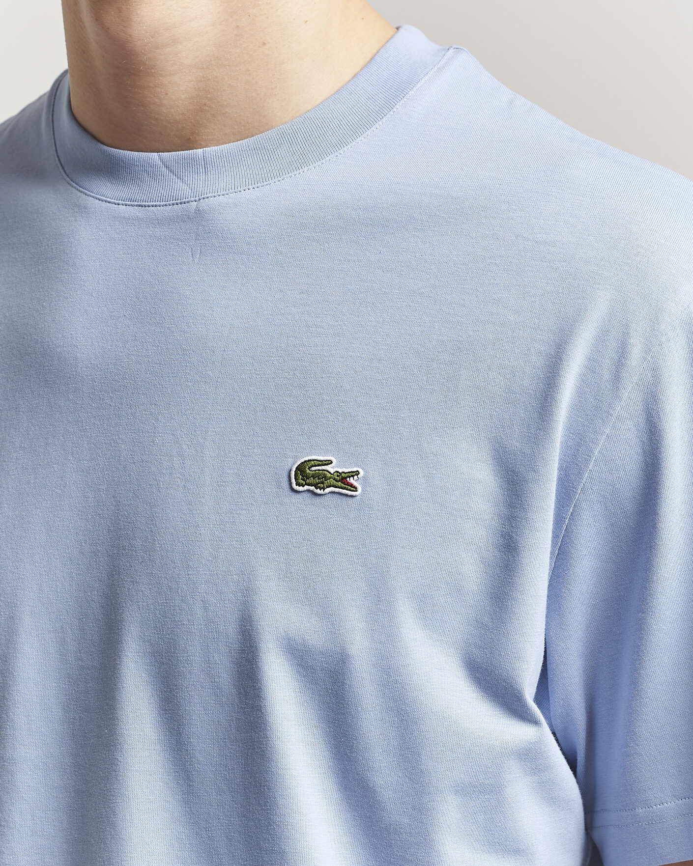 Heren | T-shirts | Lacoste | Crew Neck T-Shirt Aphylla Blue
