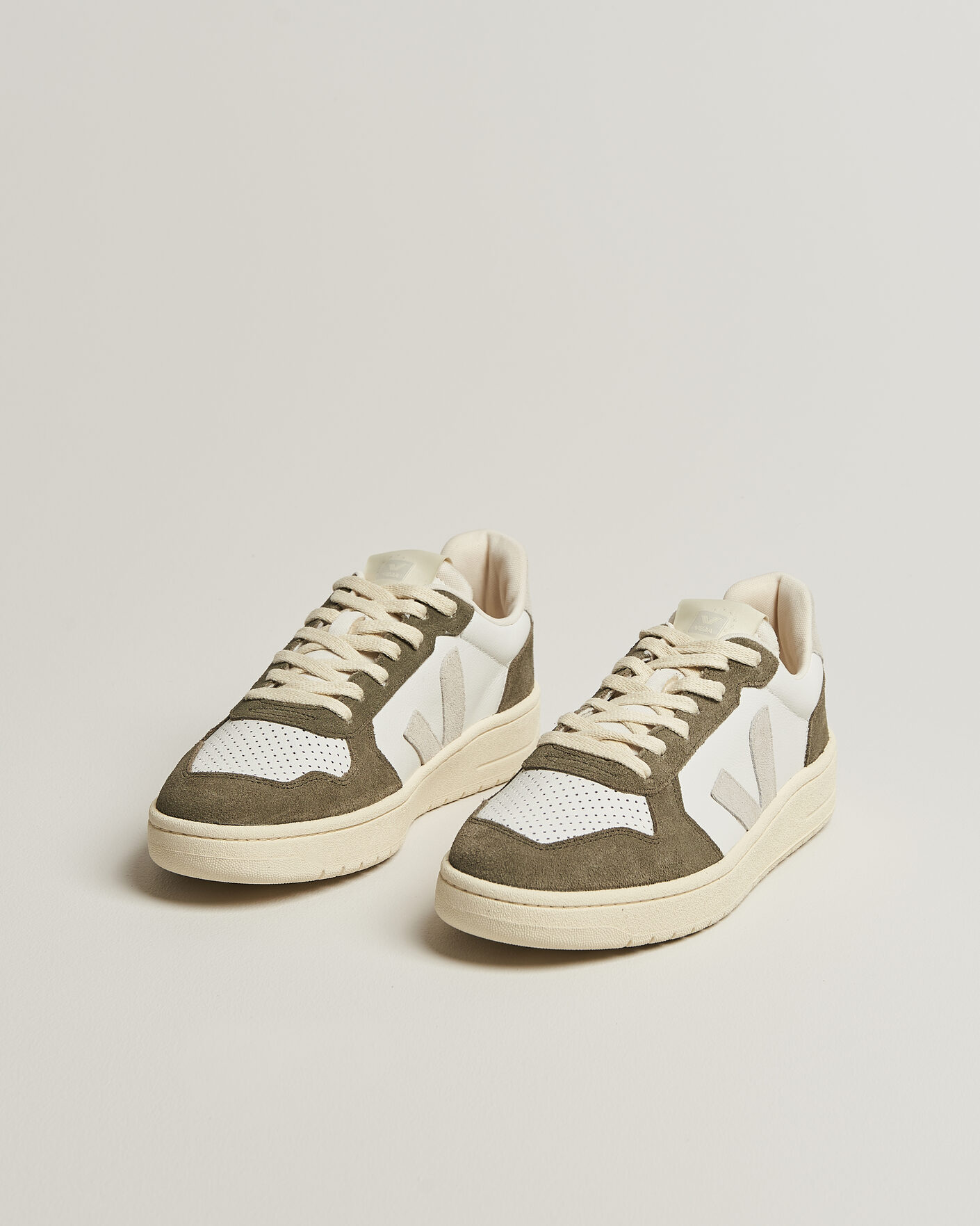 Heren | Sneakers | Veja | V-82 Sneaker White/Natural Khaki