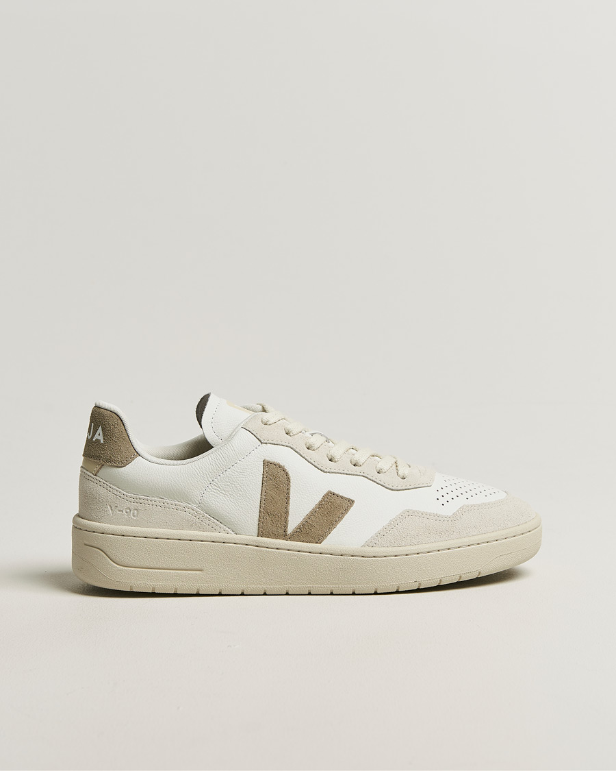 Homme | Baskets | Veja | V-90 Sneaker White/Taupe