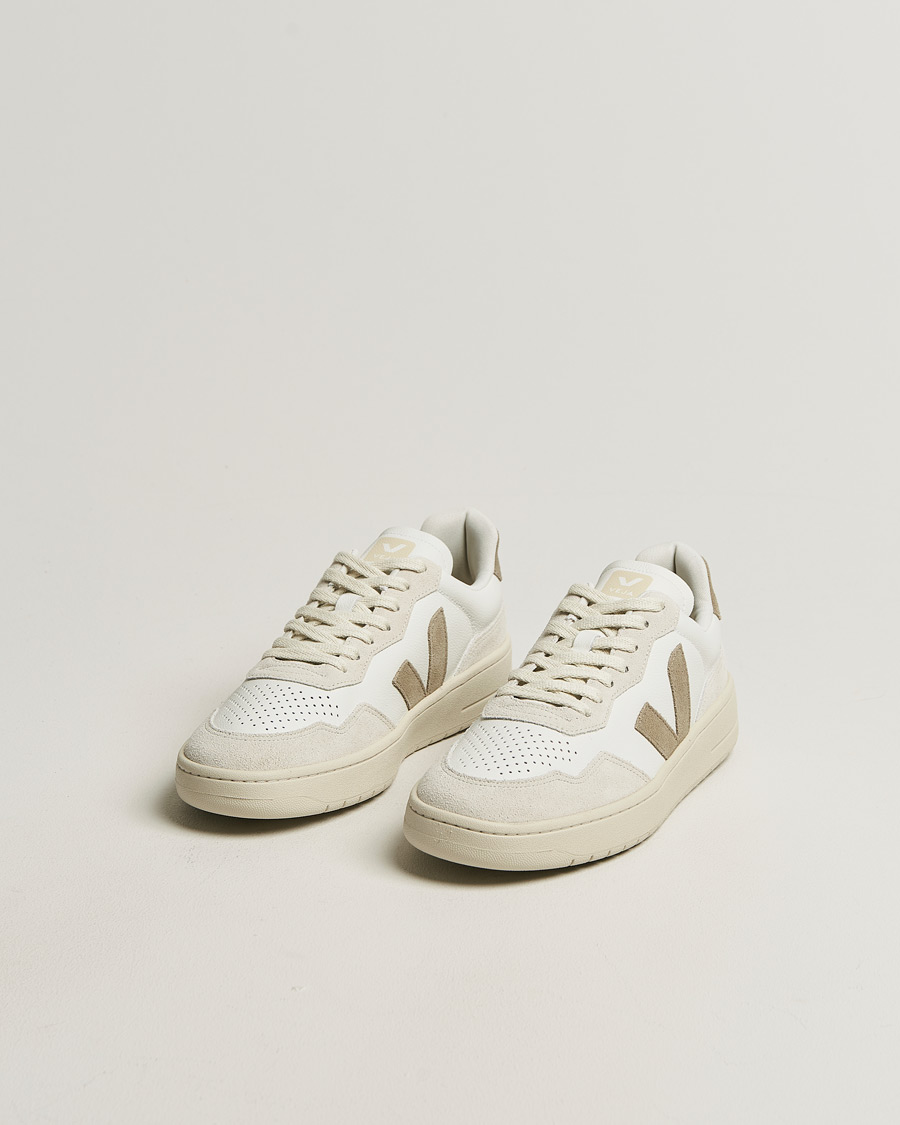 Homme | Baskets | Veja | V-90 Sneaker White/Taupe
