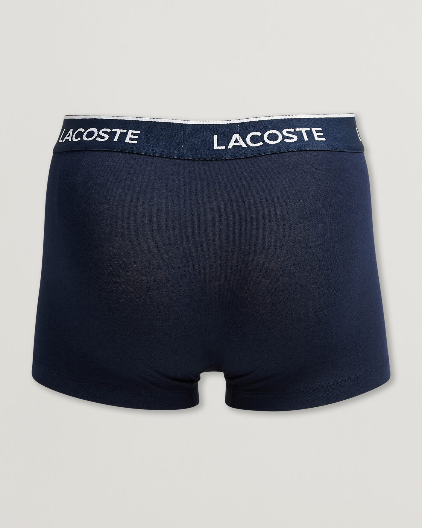 Heren | Ondergoed | Lacoste | 3-Pack Stretch Cotton Trunks Navy Blue