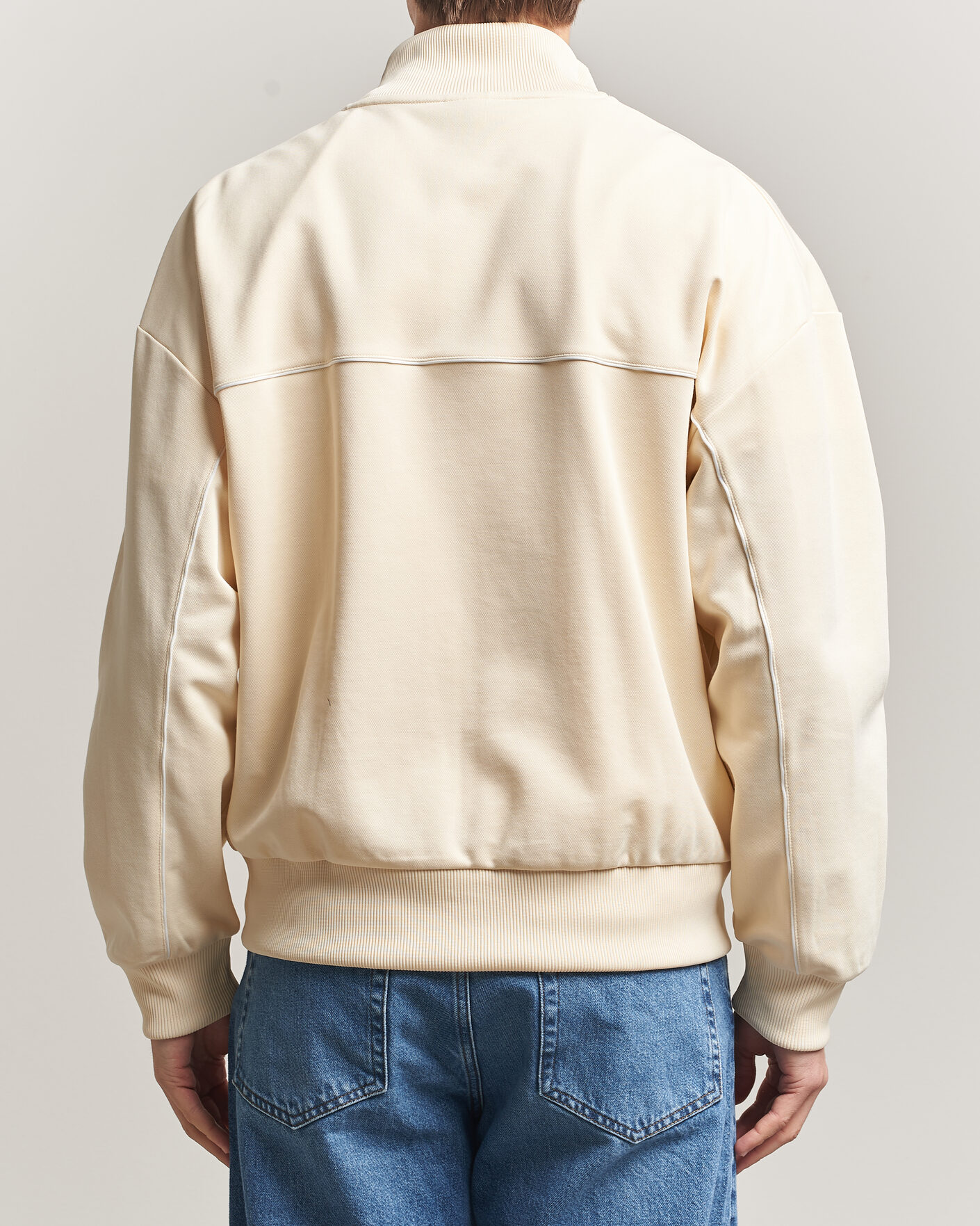 Homme | Pulls Et Tricots | Lacoste | Piqué Track Jacket Naturel Clair