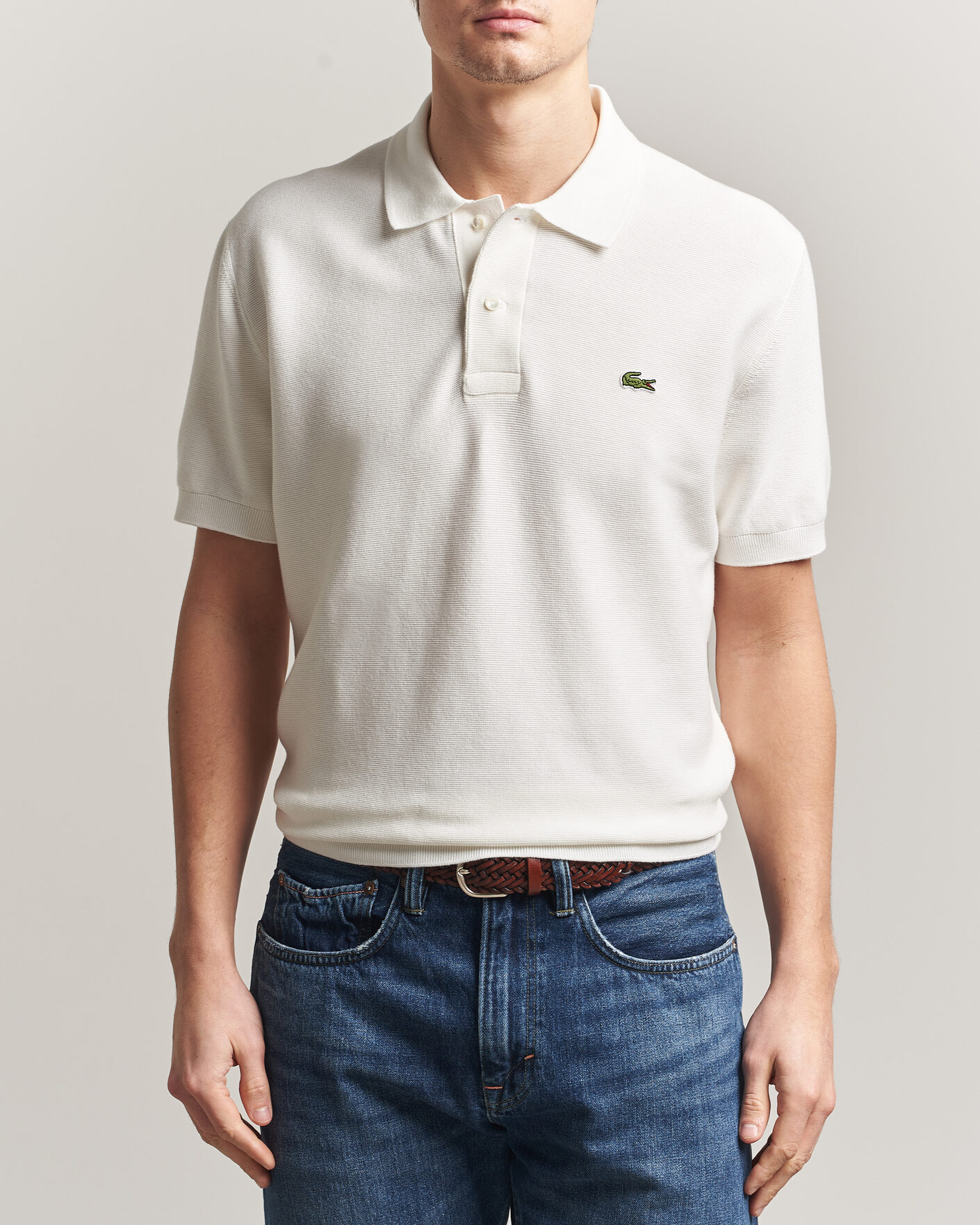 Heren | Polo's | Lacoste | Cotton Knitted Polo Flour