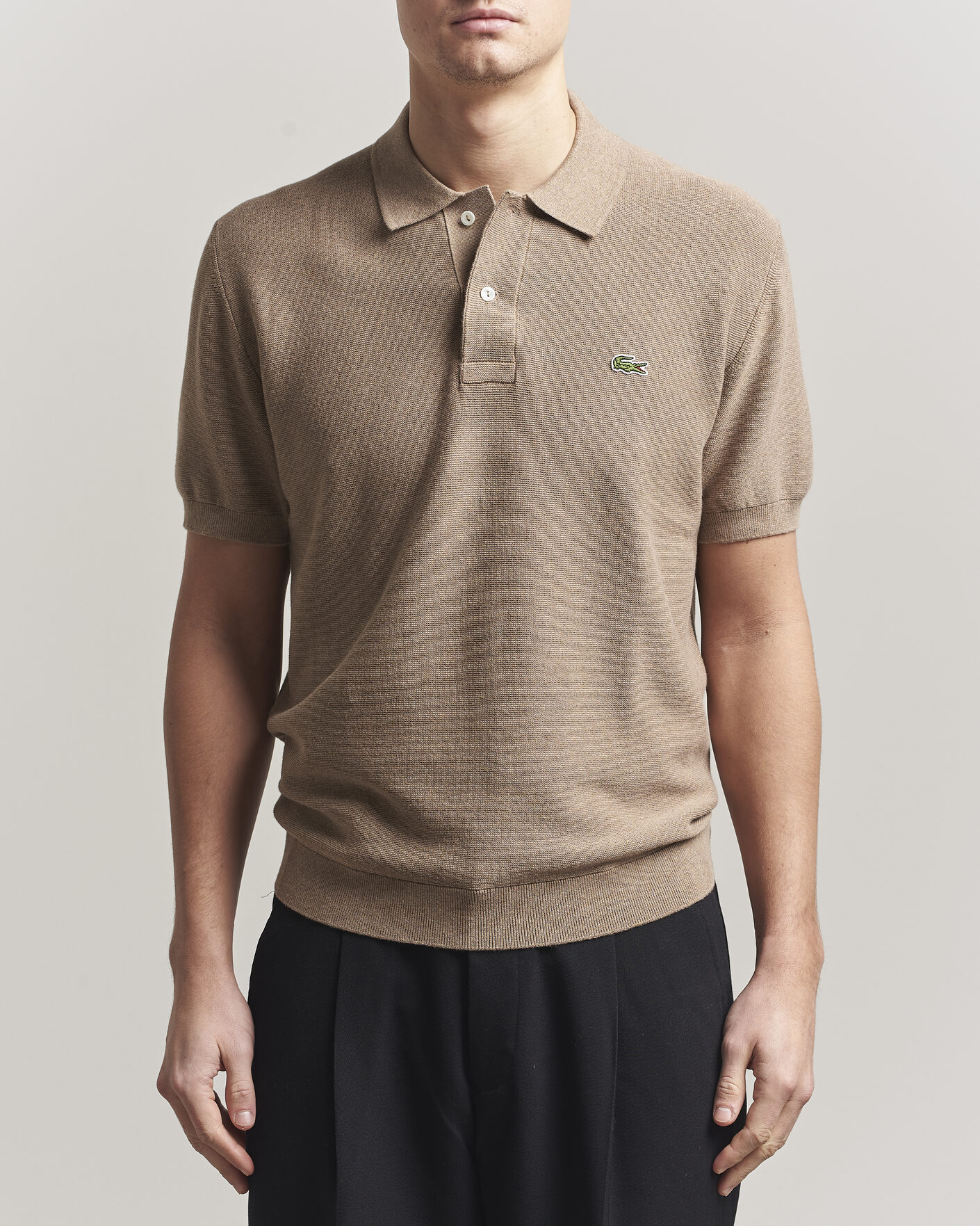 Heren | Polo's | Lacoste | Cotton Knitted Polo Viennois Heather