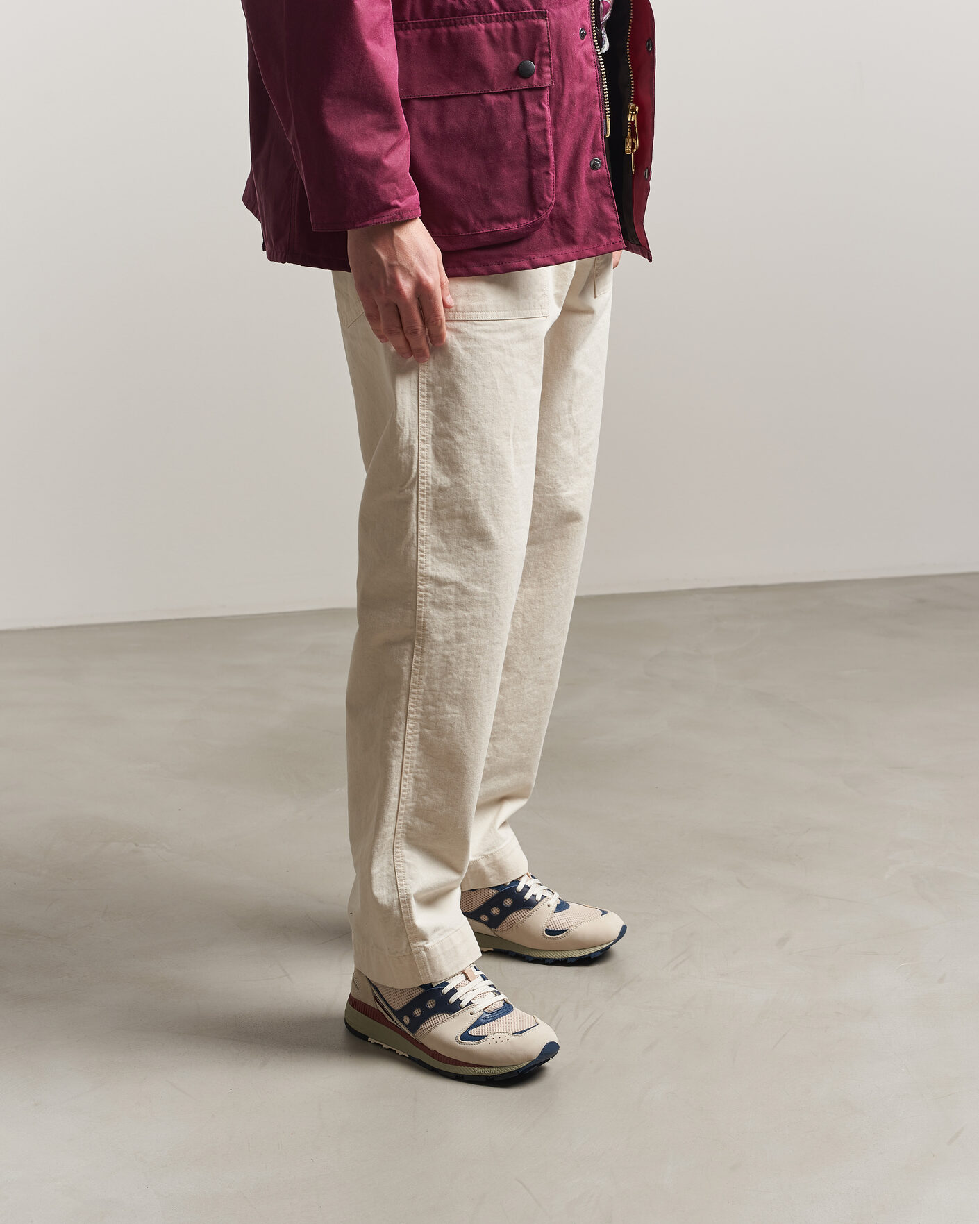 Homme | Baskets | Saucony | Azura Lux Running Sneaker Tofu/Dress Blue