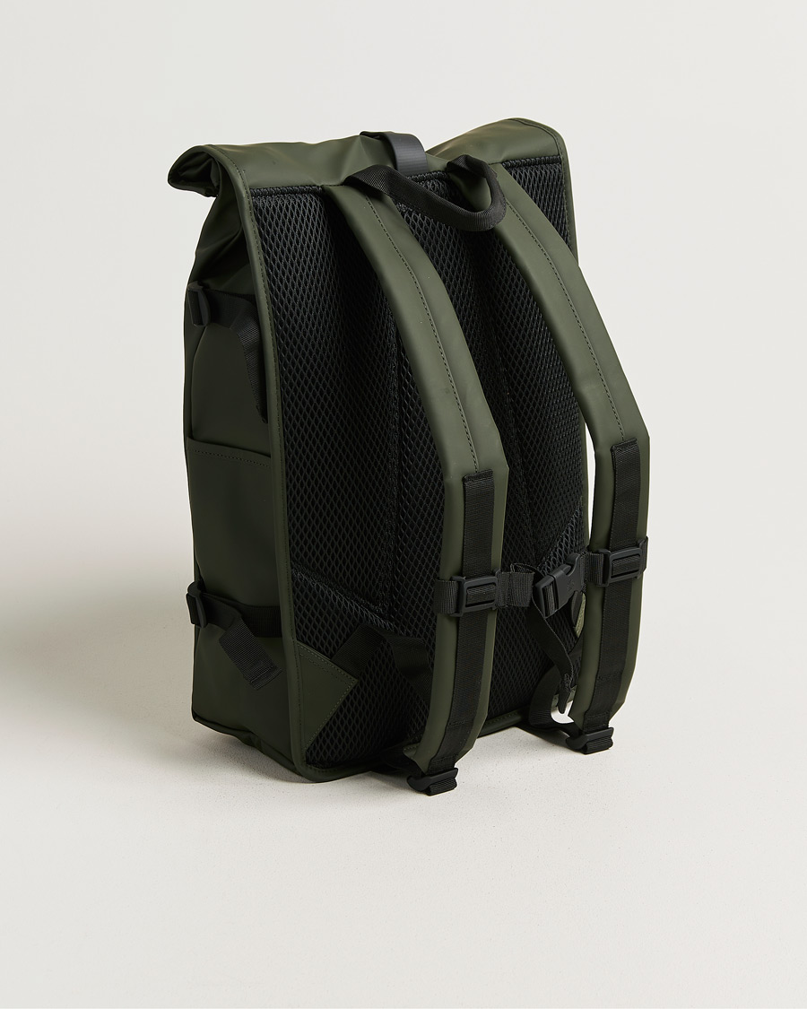 Homme | Sacs | RAINS | Rolltop Large Rucksack Green