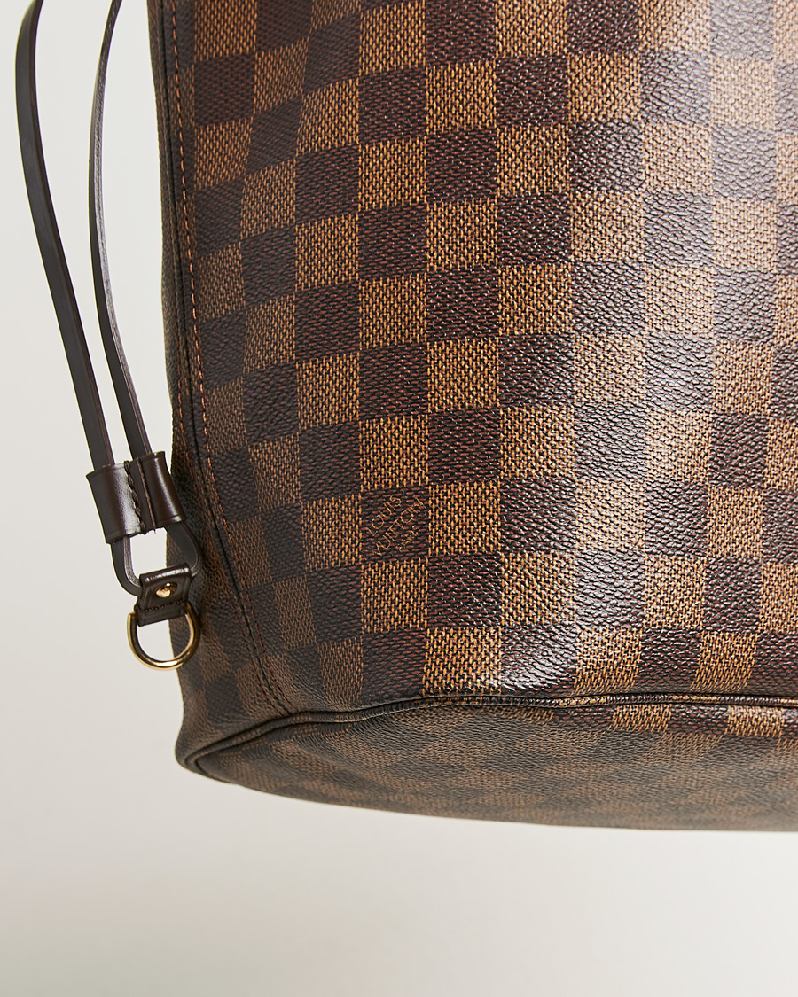 Heren | Pre-Owned & Vintage Bags | Louis Vuitton Pre-Owned | Neverfull MM Damier Ebene