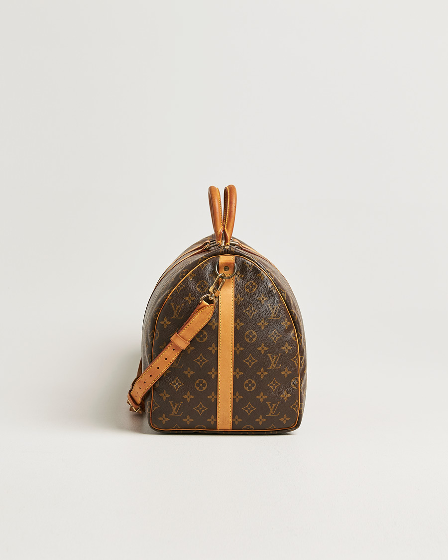 Heren | Louis Vuitton Pre-Owned Keepall Bandouliére 55 Monogram | Louis Vuitton Pre-Owned | Keepall Bandouliére 55 Monogram