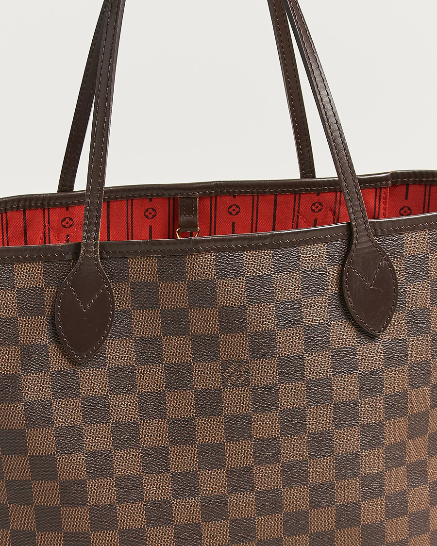 Heren | Pre-Owned & Vintage Bags | Louis Vuitton Pre-Owned | Neverfull MM Damier Ebene