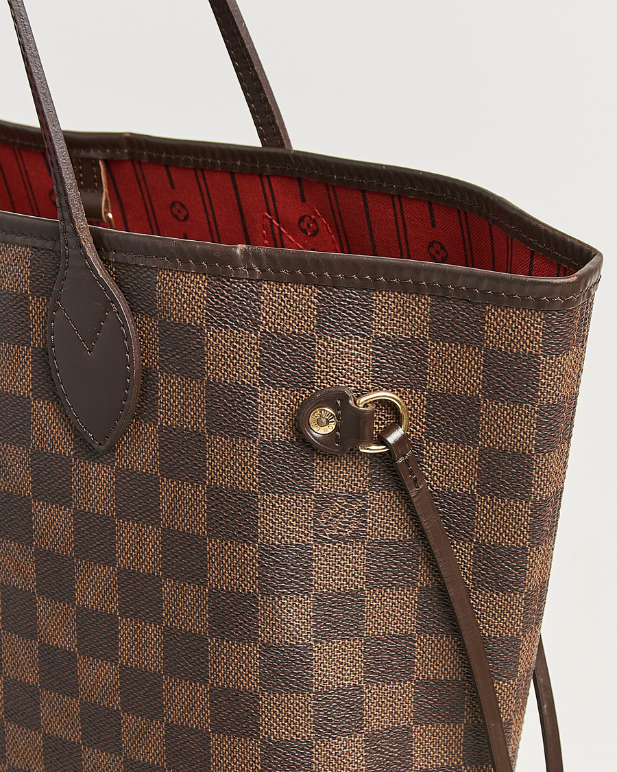 Heren | Pre-Owned & Vintage Bags | Louis Vuitton Pre-Owned | Neverfull MM Damier Ebene