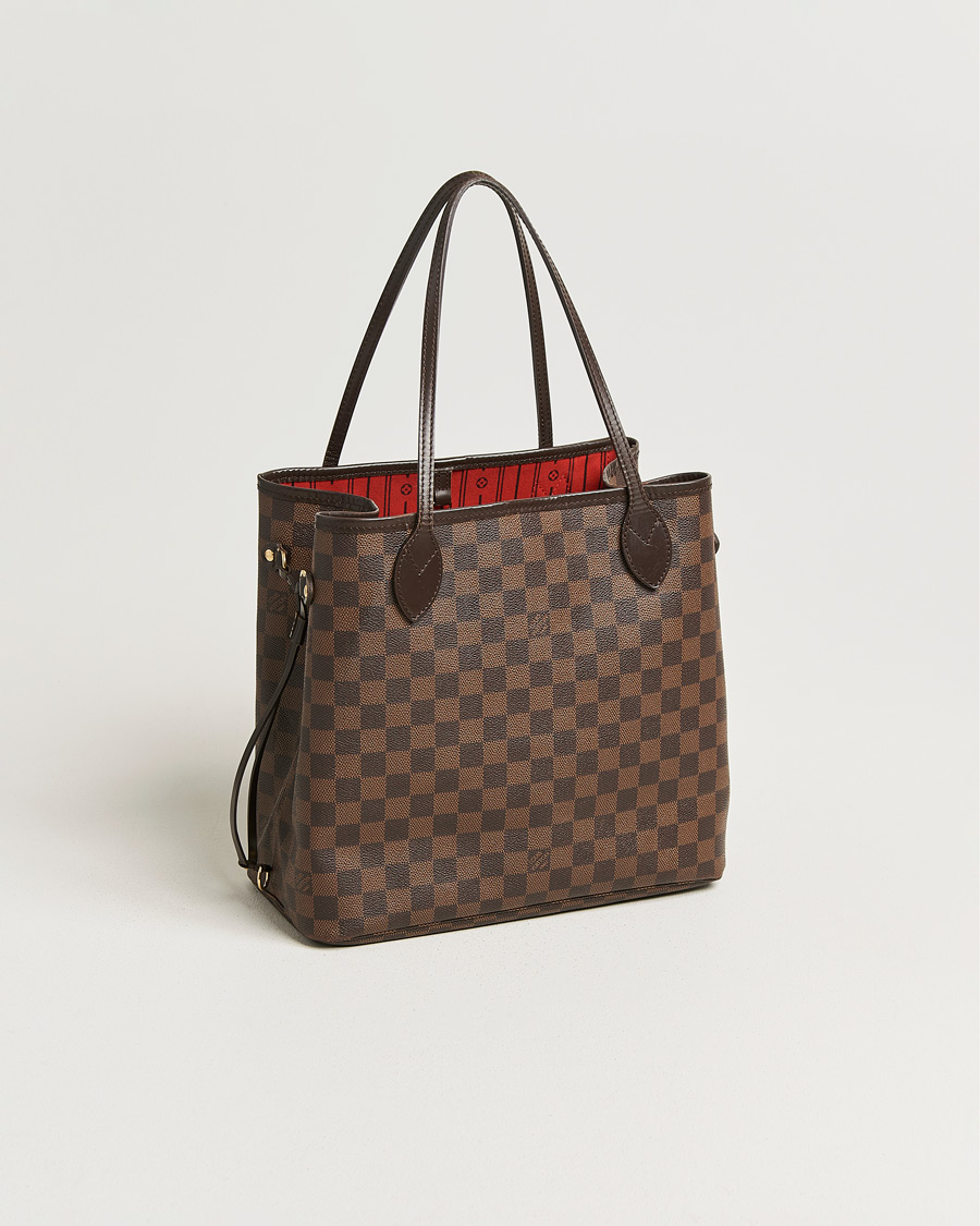 Heren | Pre-Owned & Vintage Bags | Louis Vuitton Pre-Owned | Neverfull MM Damier Ebene