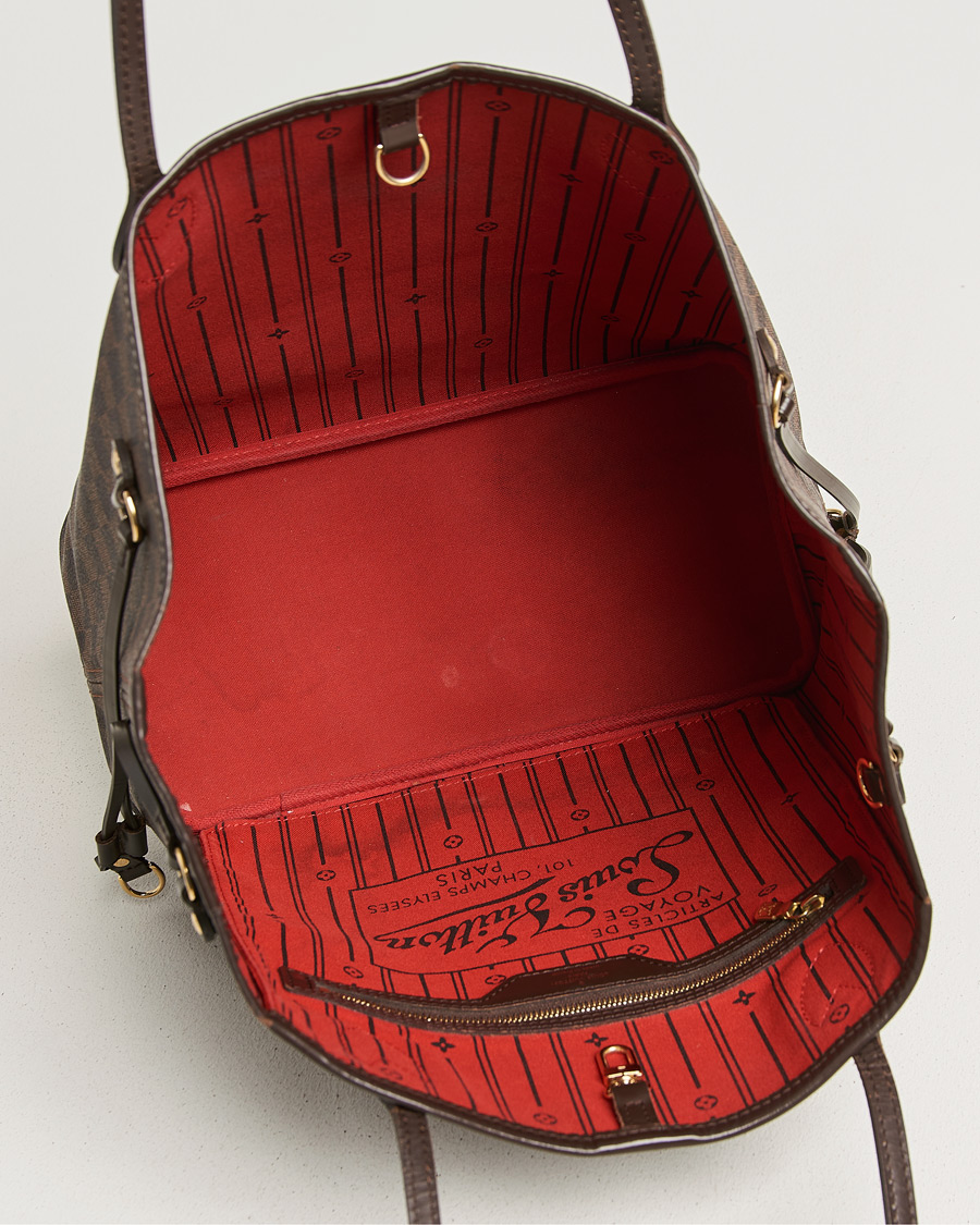 Heren | Pre-Owned & Vintage Bags | Louis Vuitton Pre-Owned | Neverfull MM Damier Ebene