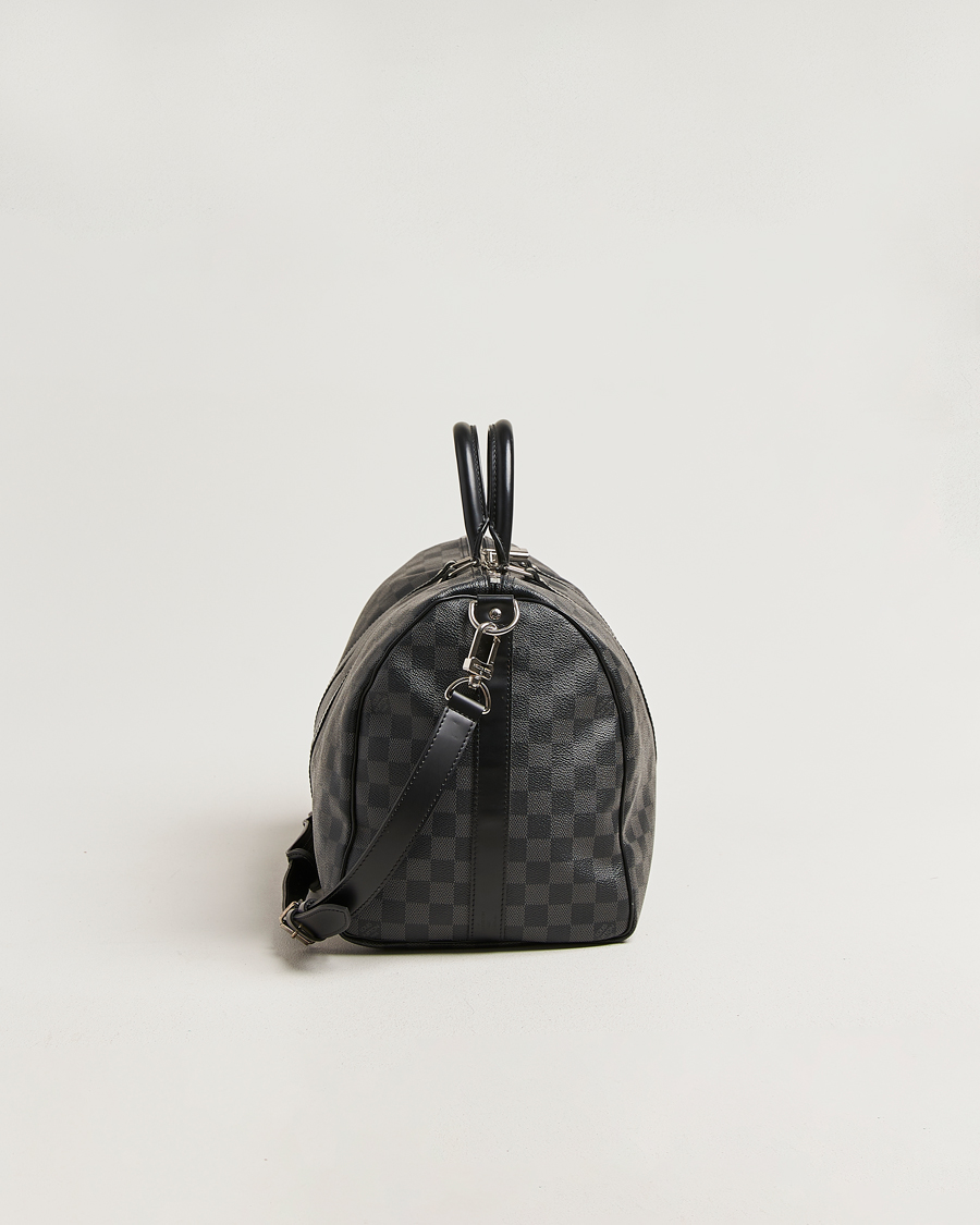 Homme | Pre-Owned & Vintage Bags | Louis Vuitton Pre-Owned | Keepall Bandouliére 45 Damier Graphite