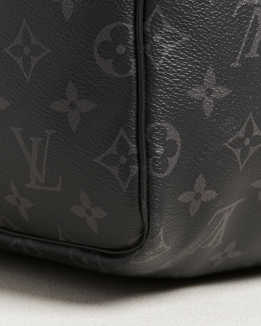 Homme | Pre-Owned & Vintage Bags | Louis Vuitton Pre-Owned | Keepall Bandouliére 55 Monogram Eclipse
