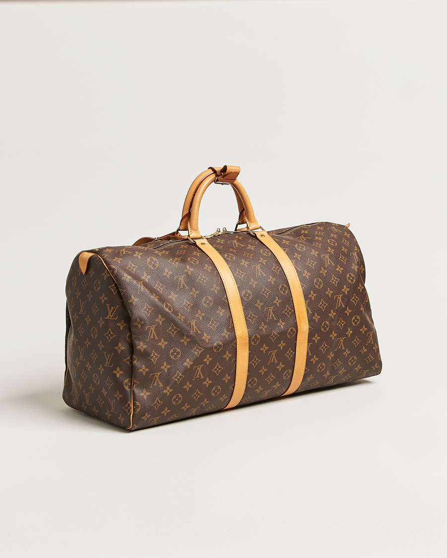 Homme | Pre-Owned & Vintage Bags | Louis Vuitton Pre-Owned | Keepall 55 Monogram