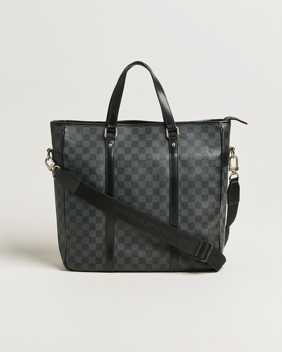 Heren | Louis Vuitton Pre-Owned Tadao Tote Bag Damier Graphite | Louis Vuitton Pre-Owned | Tadao Tote Bag Damier Graphite
