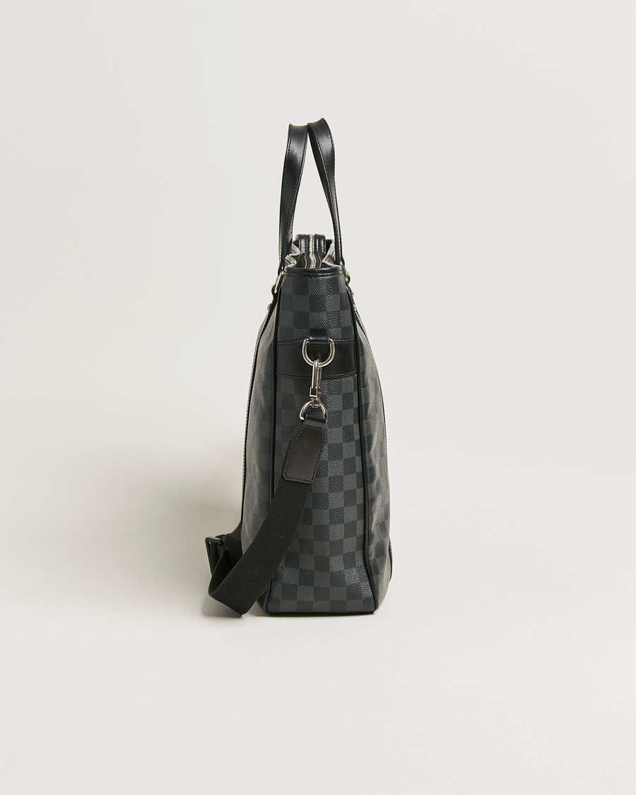 Heren | Louis Vuitton Pre-Owned Tadao Tote Bag Damier Graphite | Louis Vuitton Pre-Owned | Tadao Tote Bag Damier Graphite