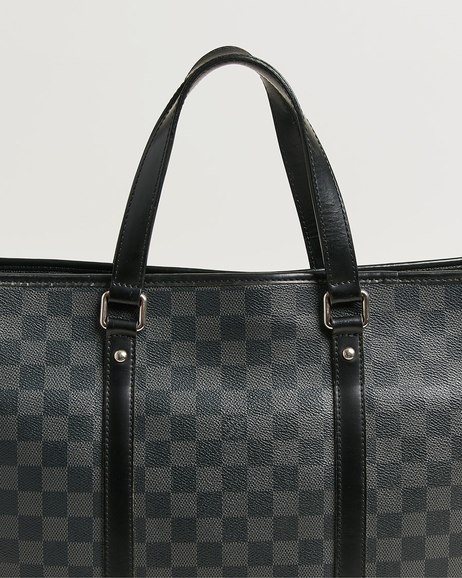 Heren | Louis Vuitton Pre-Owned Tadao Tote Bag Damier Graphite | Louis Vuitton Pre-Owned | Tadao Tote Bag Damier Graphite