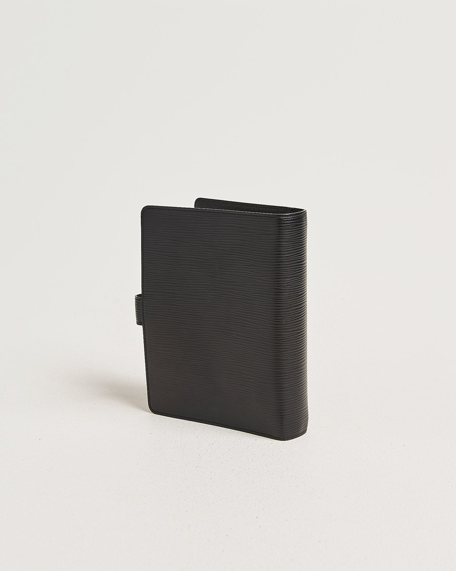 Heren | Pre-Owned & Vintage Bags | Louis Vuitton Pre-Owned | Medium Ring Agenda Cover Epi Leather Black
