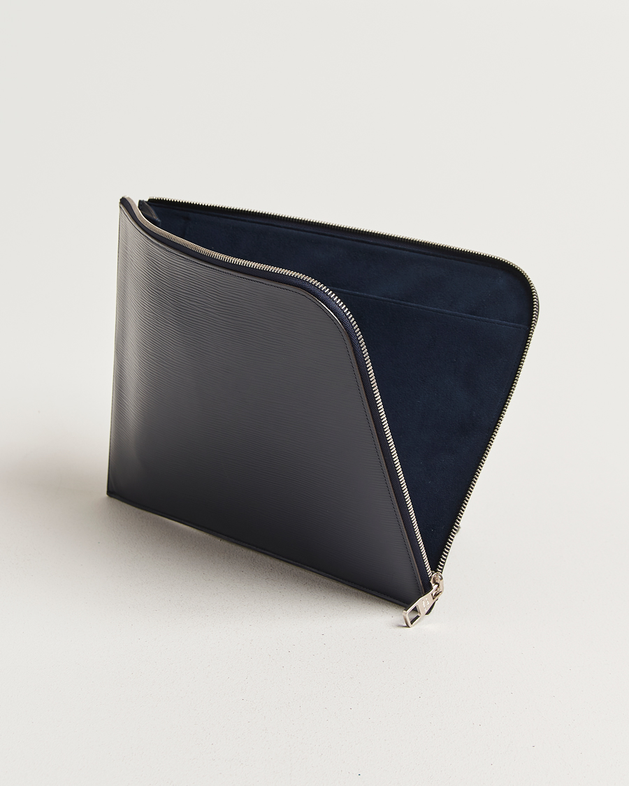 Homme | Pre-Owned & Vintage Bags | Louis Vuitton Pre-Owned | Porte Documents Epi Leather Navy