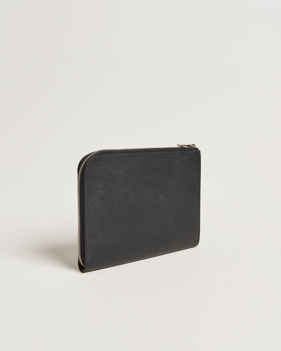 Homme | Pre-Owned & Vintage Bags | Louis Vuitton Pre-Owned | Porte Documents Epi Leather Black