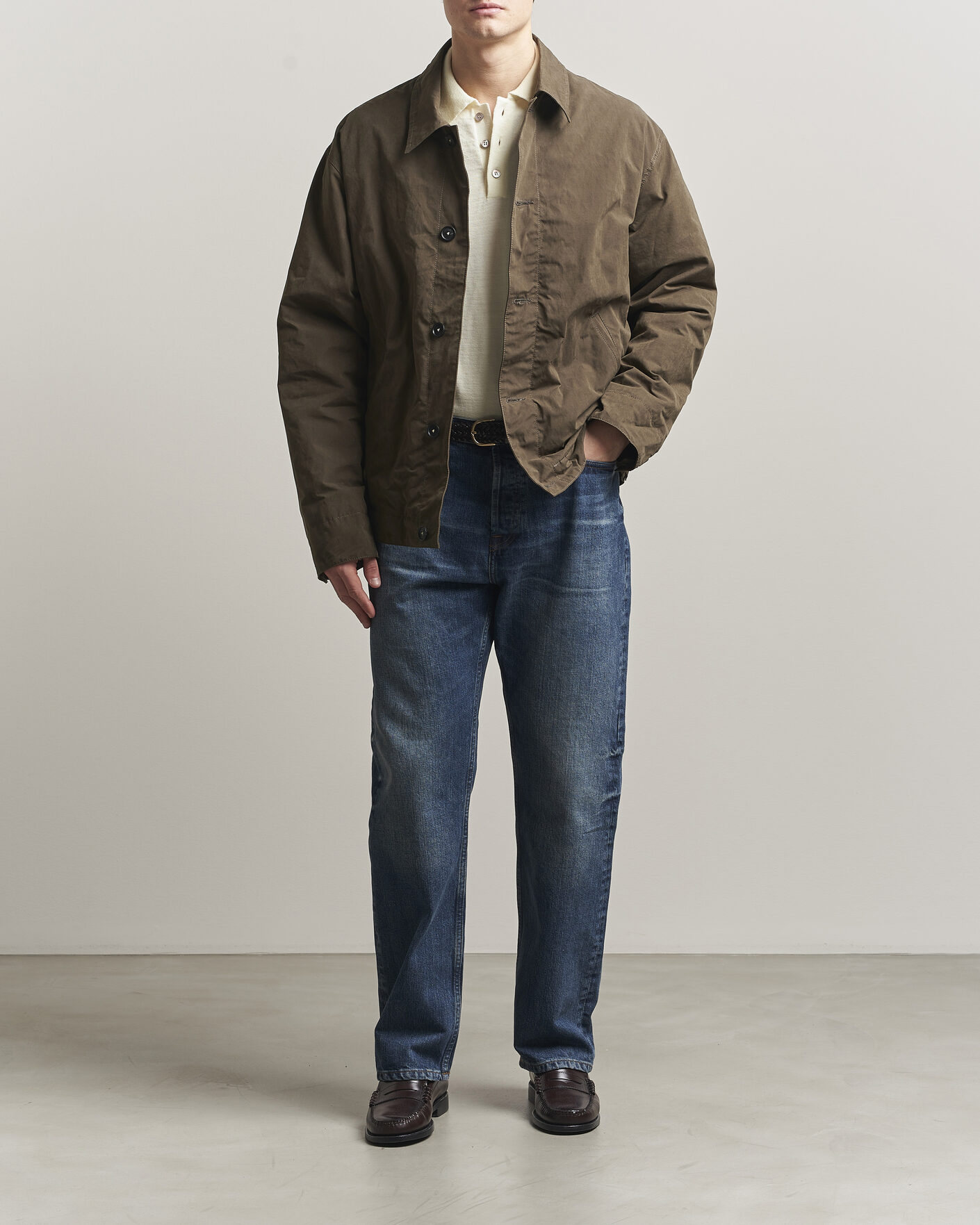 Heren | Jassen | Massimo Alba | Lined Cotton Bomber Jacket Hunter