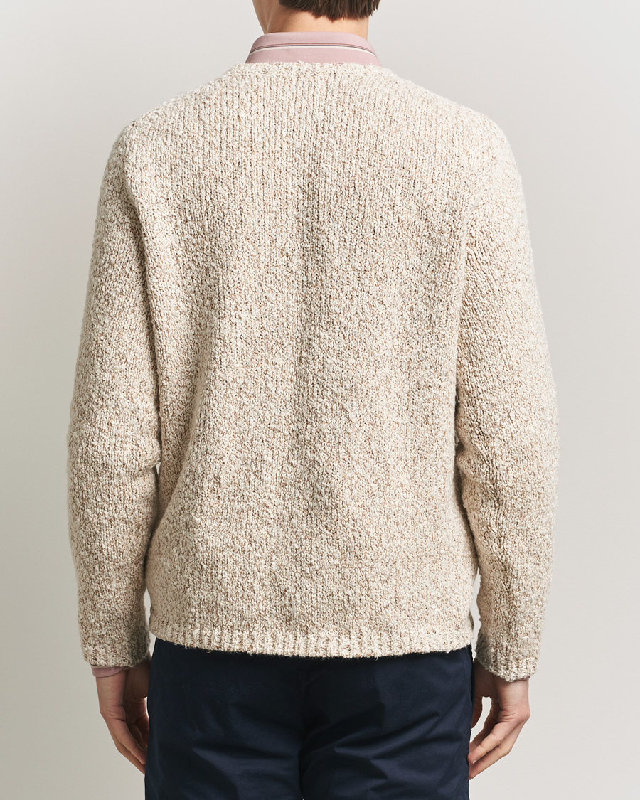 Heren | Truien | Massimo Alba | Cotton Boucle Sweater Bronze