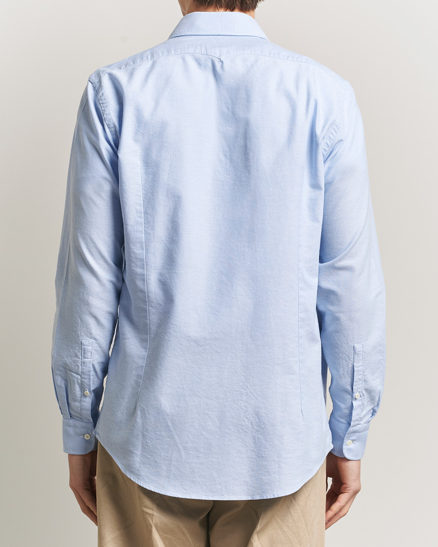 Heren | Overhemden | Massimo Alba | Genova Oxford Shirt Sky Blue
