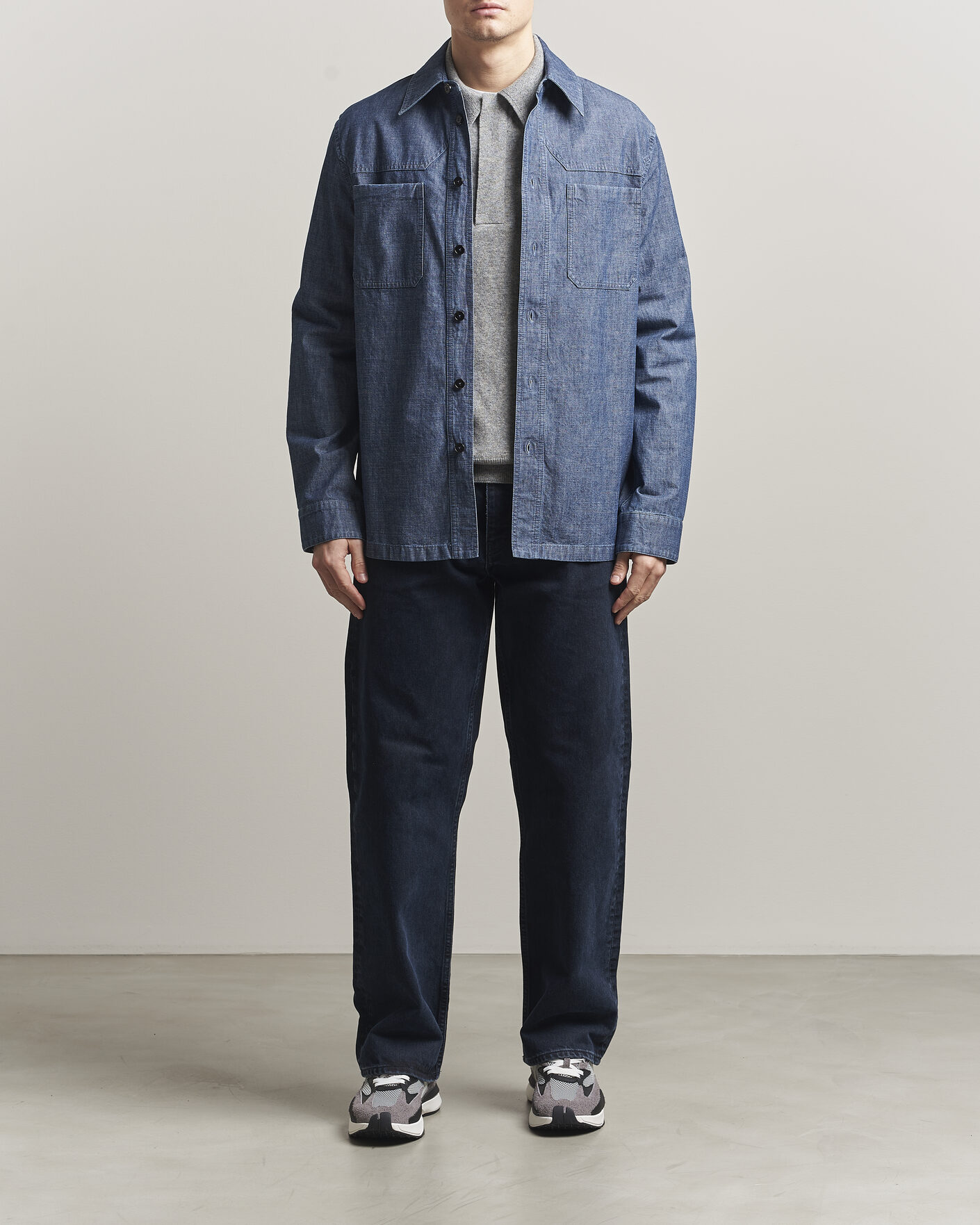 Homme | Chemises | Jil Sander | Denim Overshirt Indigo Blue