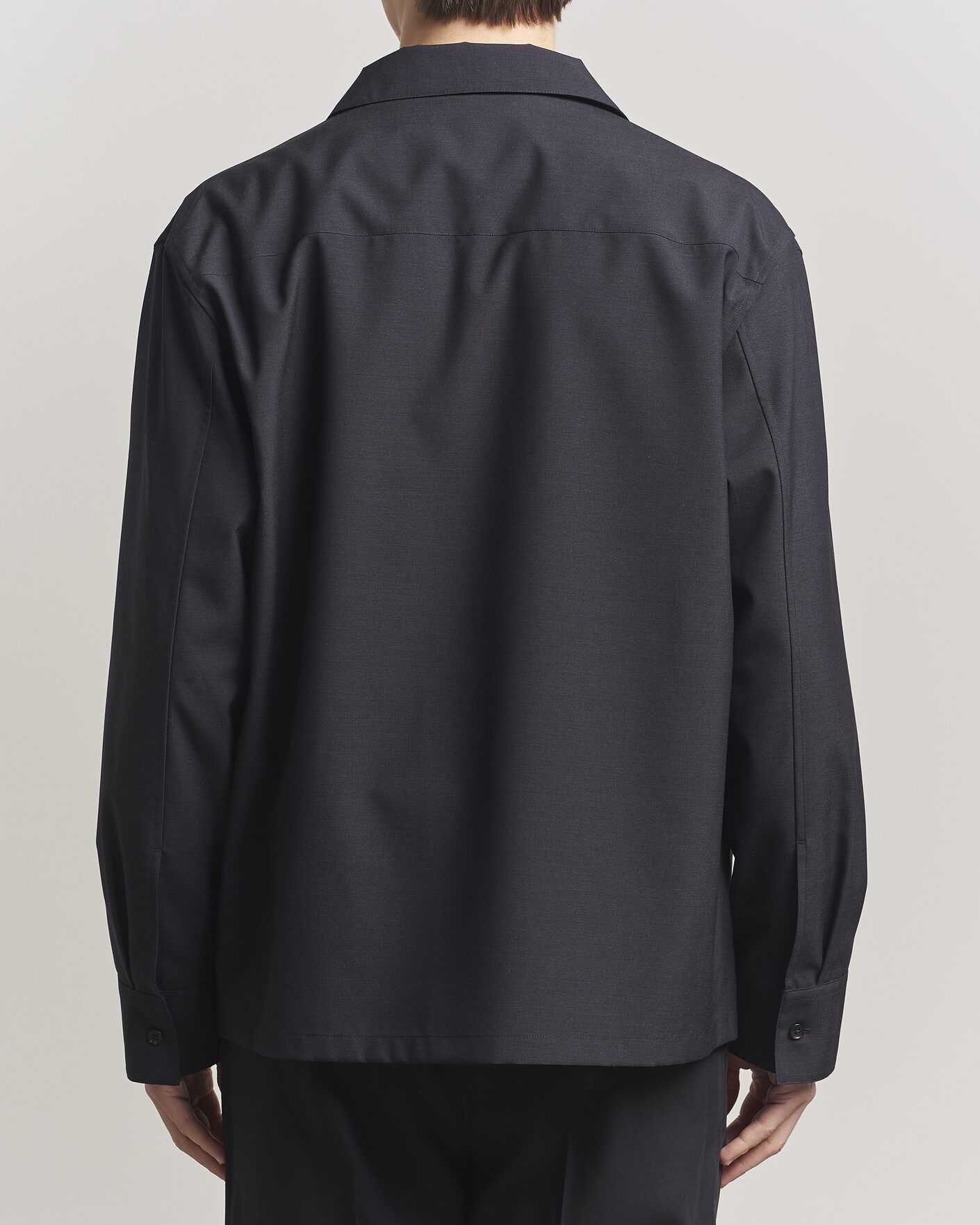 Homme | Chemises | Jil Sander | Zip Shirt Blouson Navy