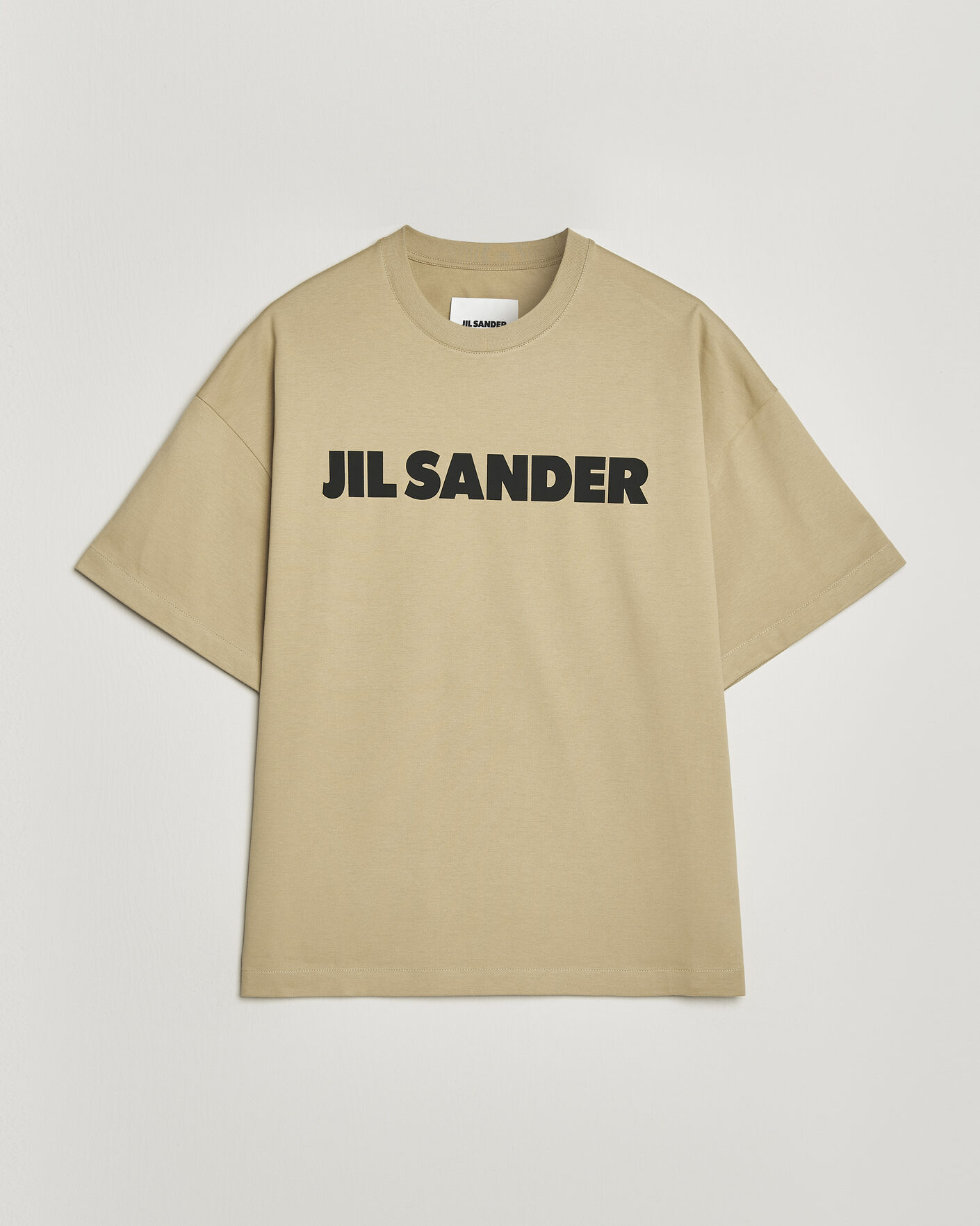 Heren | T-shirts | Jil Sander | Short Sleeve Logo T-Shirt  Khaki