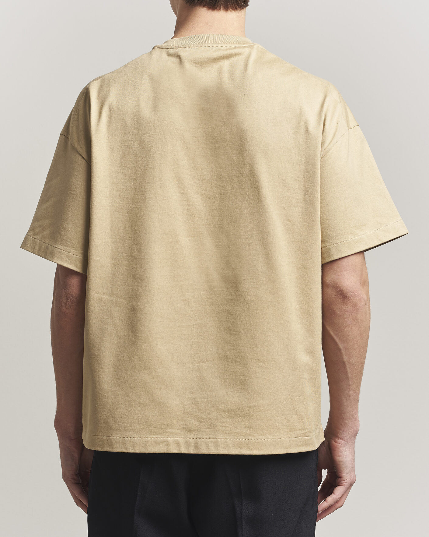Homme | T-shirts | Jil Sander | Short Sleeve Logo T-Shirt Khaki