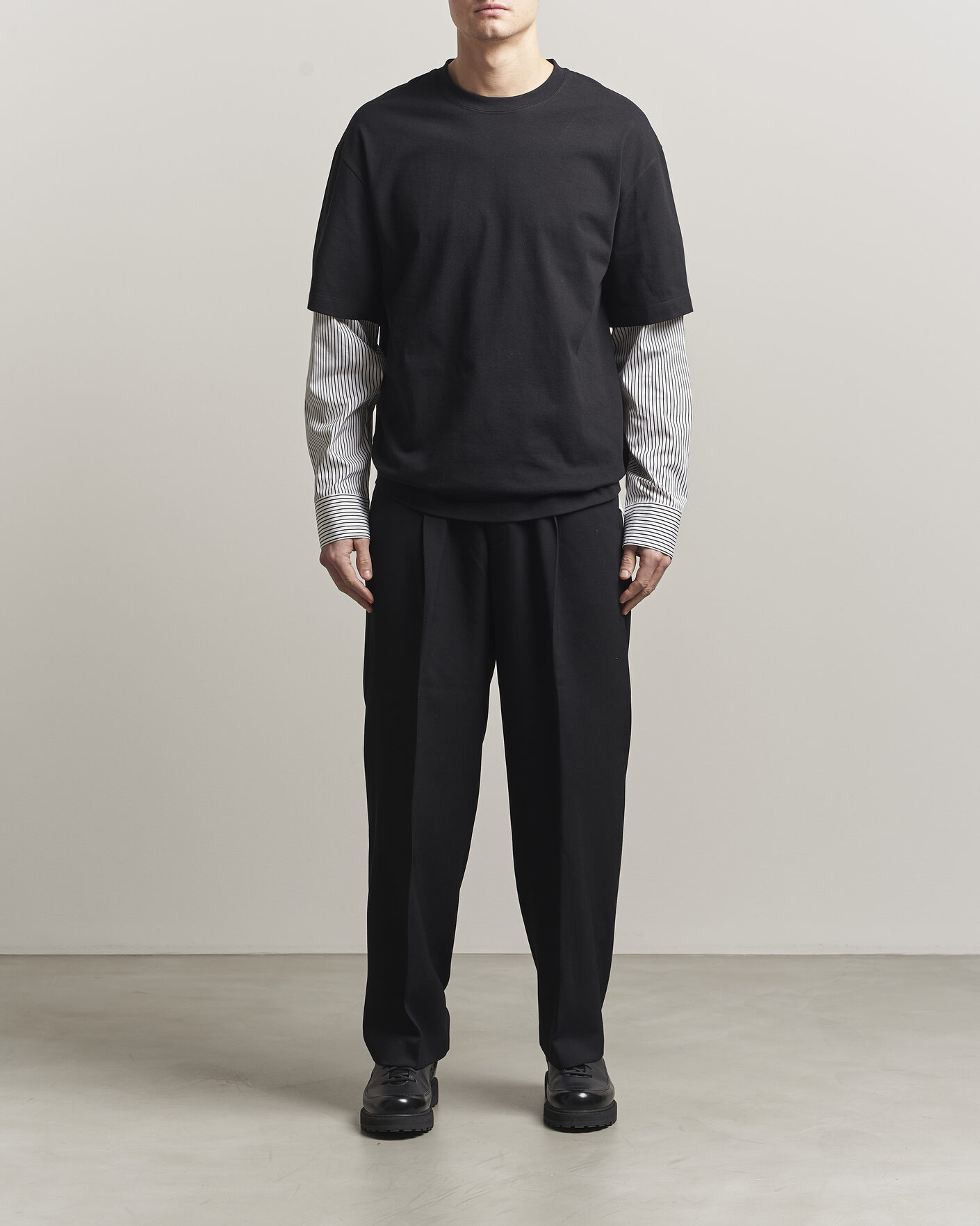 Heren | T-shirts | Jil Sander | Long Sleeve T-Shirt Black