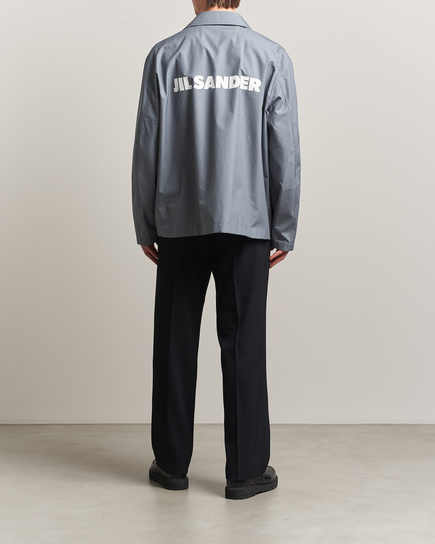 Homme | Manteaux Et Vestes | Jil Sander | Back Logo Bomber Jacket Grey