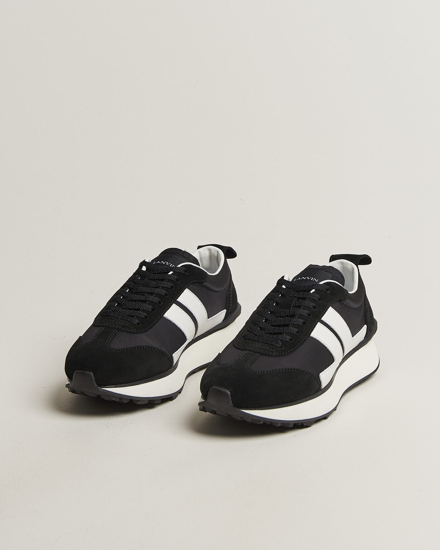 Heren | Sneakers | Lanvin | Bumpr Running Sneakers Black/White