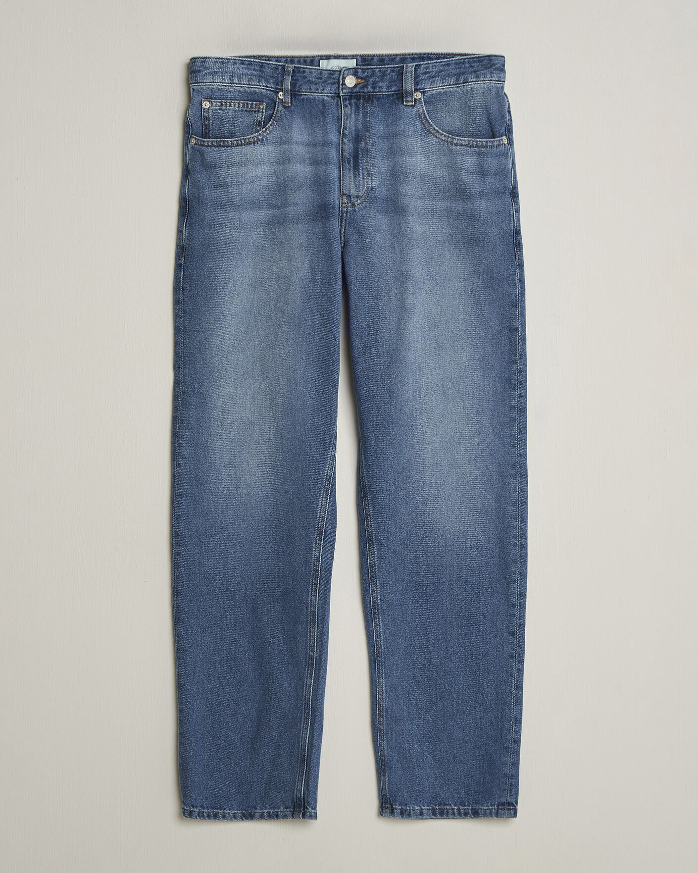 Heren | Jeans | LES DEUX | Ryder Washed Jeans Medium Indigo Blue