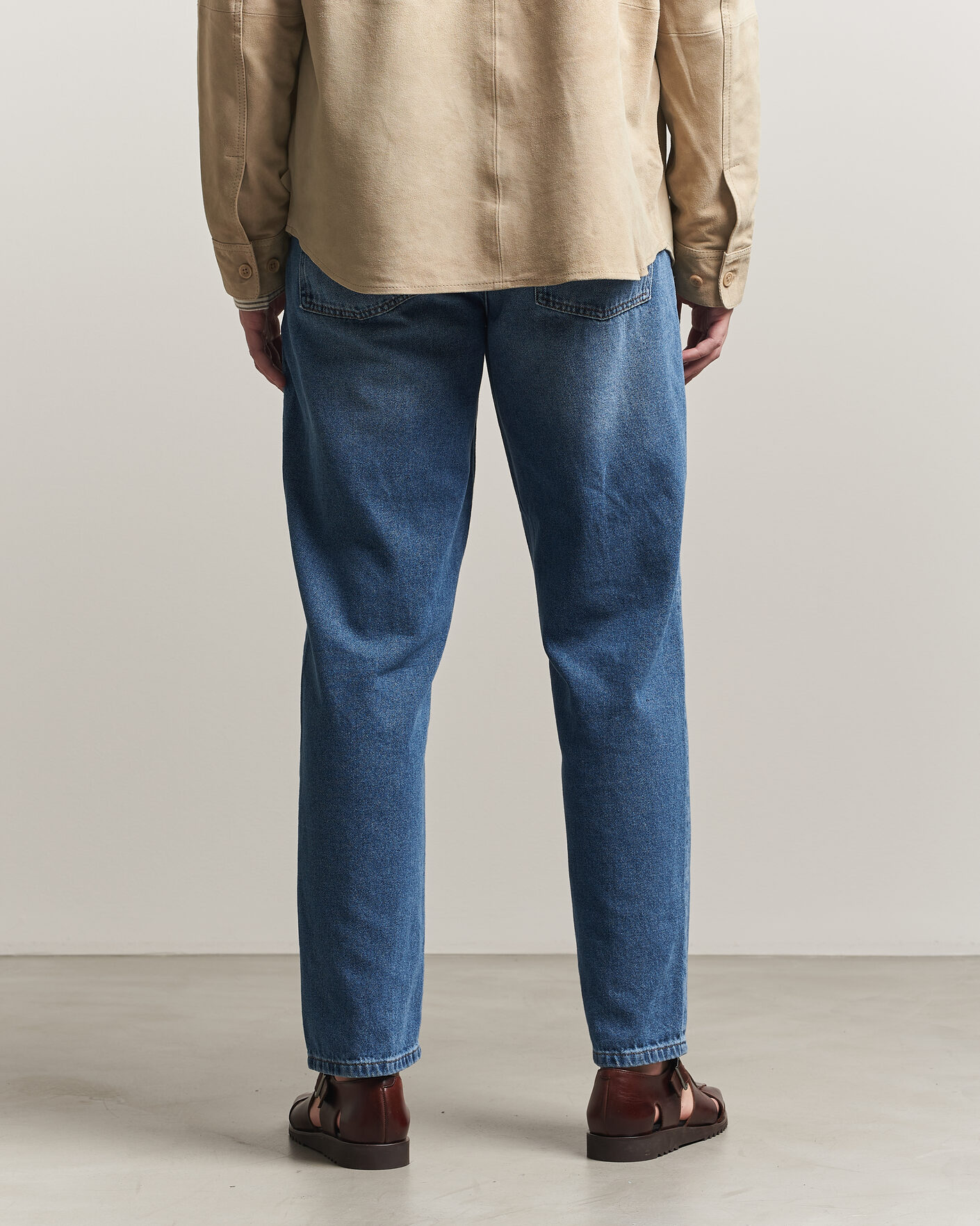 Homme | Pantalons | LES DEUX | Ryder Washed Jeans Medium Indigo Blue