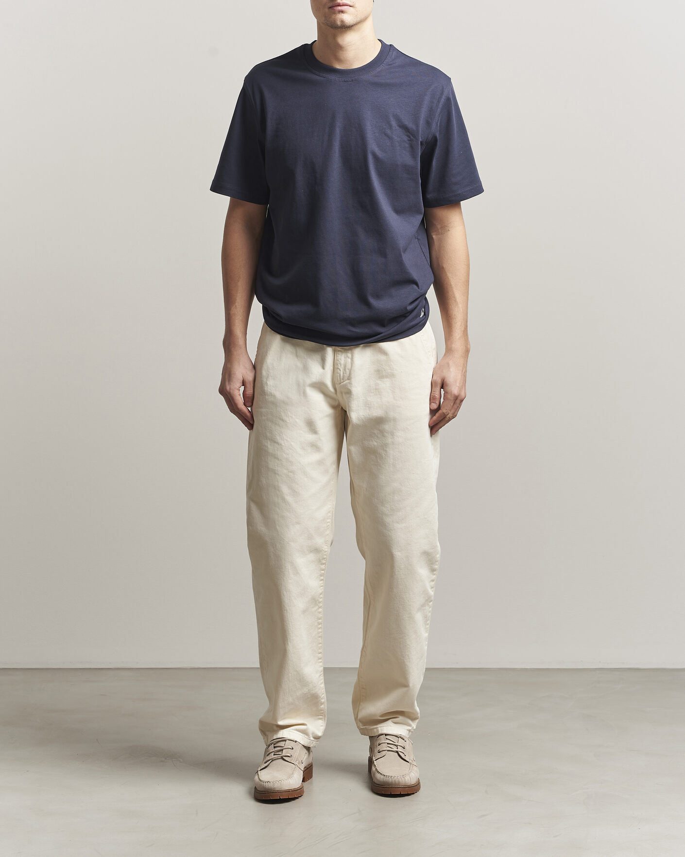 Heren | T-shirts | LES DEUX | Ben Artist T-Shirt Navy