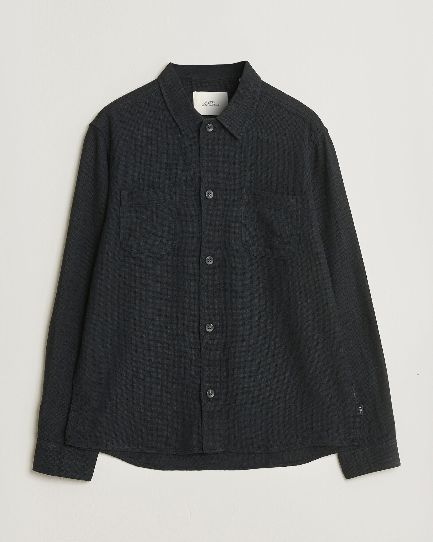 Homme | Chemises | LES DEUX | Hamilton Overshirt Black