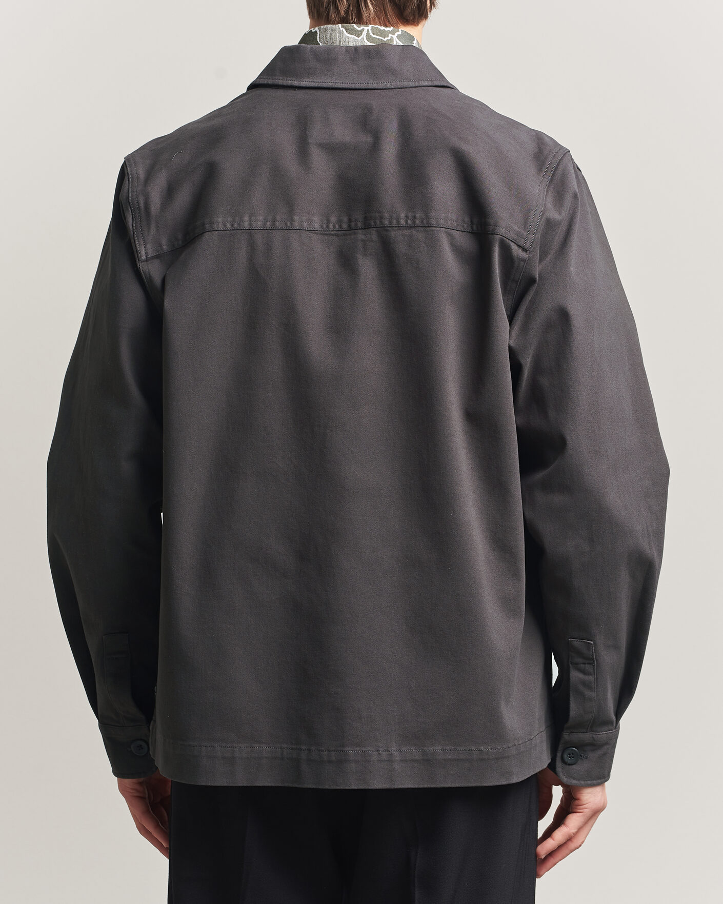 Heren | Overhemden | LES DEUX | Layton Cotton Overshirt Black