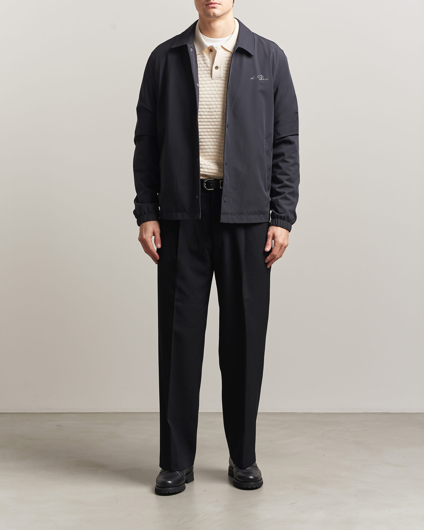 Heren | Jassen | LES DEUX | Idris Coach Jacket Black