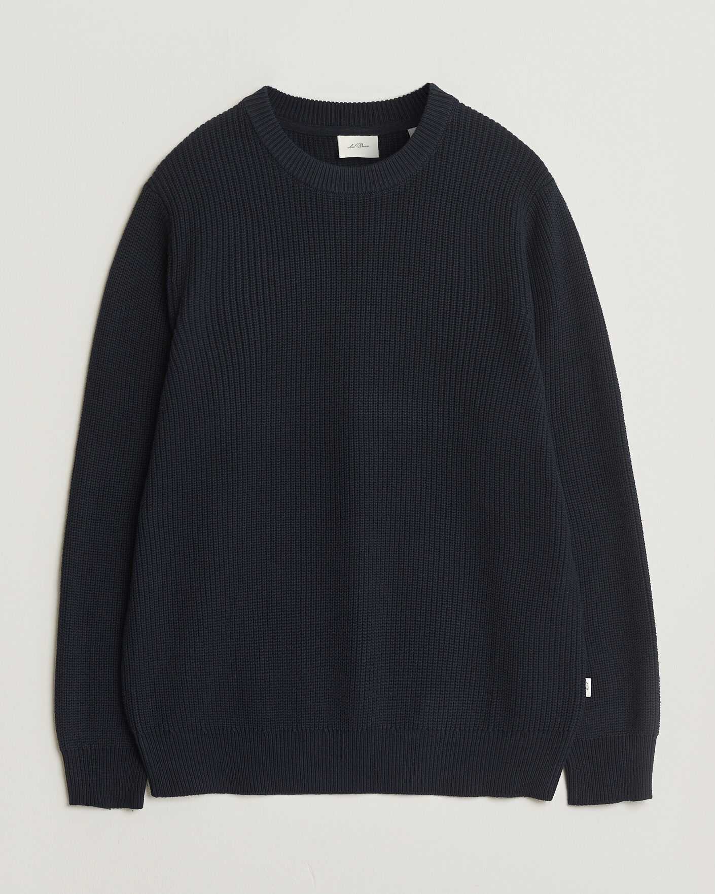 Heren | Truien | LES DEUX | Garry Rib Crew Neck Knit Dark Navy