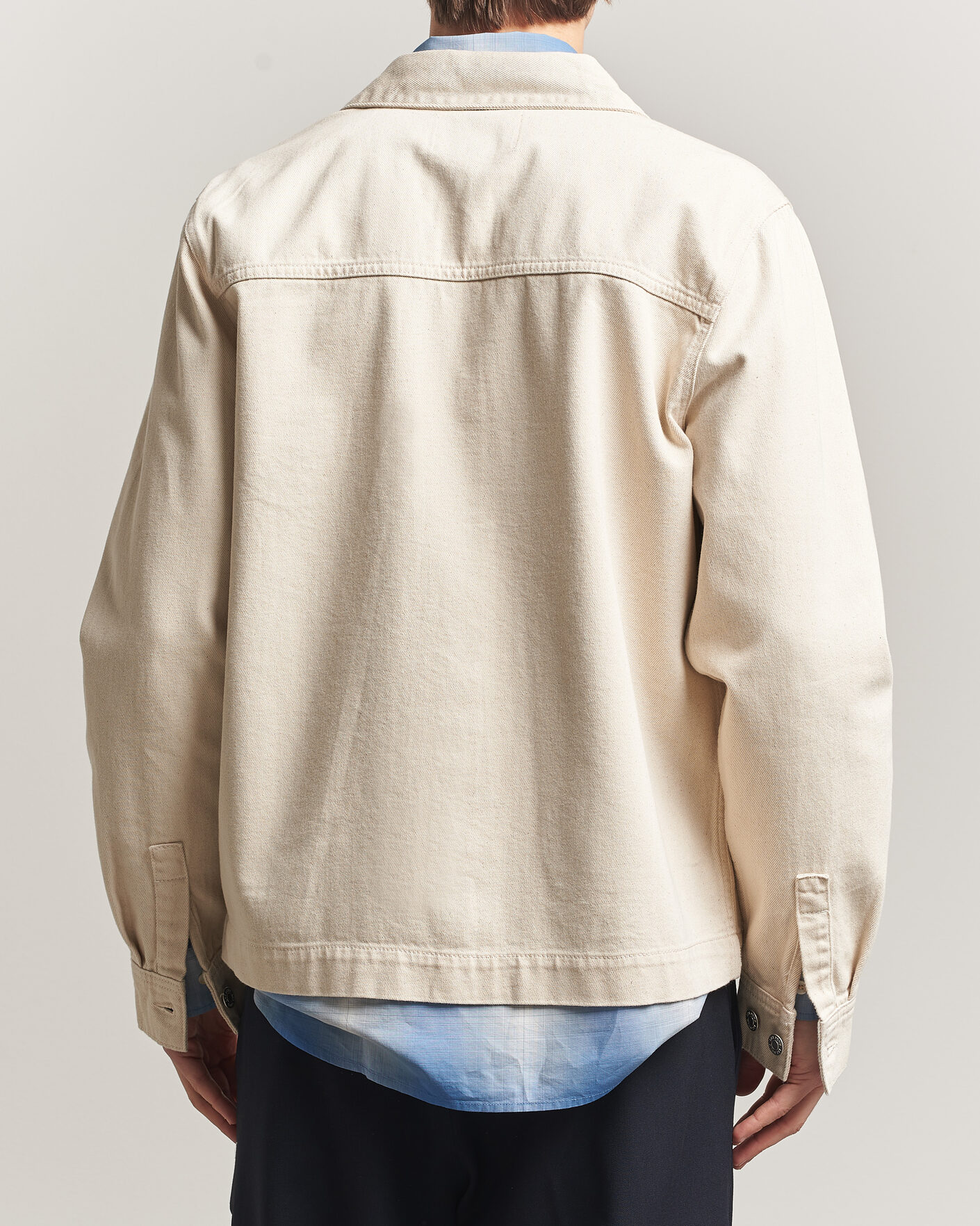 Heren | Overhemden | LES DEUX | Layton Denim Overshirt Ivory